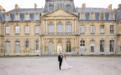 Timeless wedding at Chateau de Champlatreux in Paris
